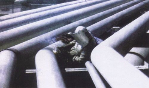 Прямой шов сварной стальной трубы